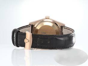 Thumbnail von Rolex Day-Date 36 36mm 118135 2018 Rosegold 750 Diamanten Lederband Automatik 18kt Rose Gold Chronometer Oyster </h1>