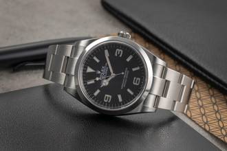 Thumbnail von Rolex Explorer Oyster Edelstahl Automatik Herrenuhr Ref. 124270 B&P 2022