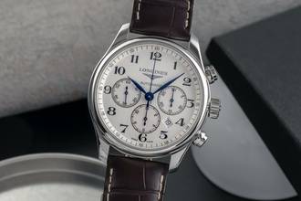  Longines Master Collection Chronograph Automatik Ref. L2.859.4.78.3 B&P 2022  