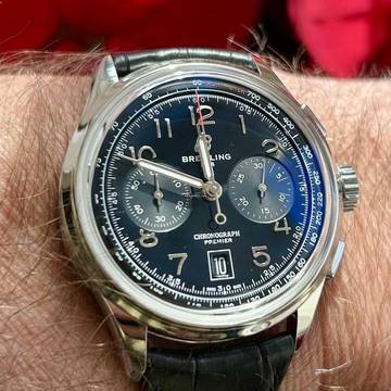  Breitling Premier B01 Chronograph 42 Watch NEW FULL SET 