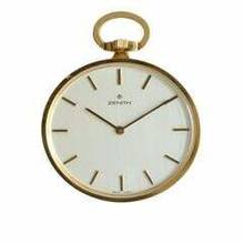  Zenith Pocket watch oval shaped open face yellow gold 18KT Very Rare </h1> 