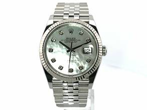 Thumbnail von Rolex Datejust 36 Oystersteel / Weißgold 126234 Perlmutt DIA Jubile