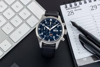 Thumbnail von IWC Fliegeruhr Chronograph Fliegerchronograph Chronograph Stahl Automatik Ref. IW378001 B&P 2023