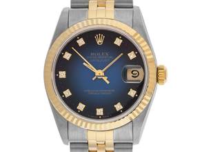 Thumbnail von Rolex Datejust 31 Medium Diamanten Ref.68273 1995 Full Set sehr gut Vintage