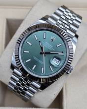  Rolex Datejust 41 41mm 126334-0028 Mint Green Jubilee Like New Condition Full Set 12-2025 