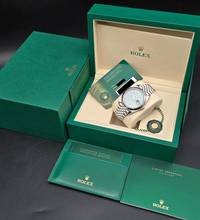 Thumbnail von Rolex Datejust 41 41mm 126334-0028 Mint Green Jubilee Like New Condition Full Set 12-2025