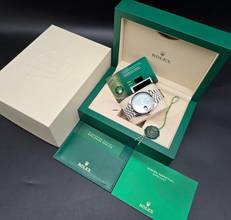 Thumbnail von Rolex Datejust 41 41mm 126334-0028 Mint Green Jubilee Like New Condition Full Set 12-2025