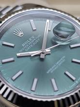 Thumbnail von Rolex Datejust 41 41mm 126334-0028 Mint Green Jubilee Like New Condition Full Set 12-2025