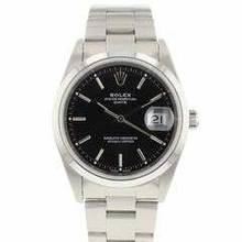  Rolex Oyster Perpetual Date 34MM Steel Black Dial </h1> 