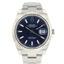  Rolex Datejust 41 Oyster Fluted Blue Dial </h1> 