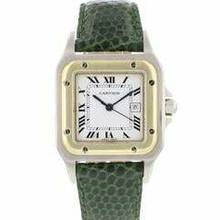  Cartier Santos Carree GM Steel/Gold </h1> 