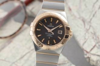  Omega Constellation Ladies Stahl / Gold Automatik Damenuhr Ref. 123.20.31.20.13.001 