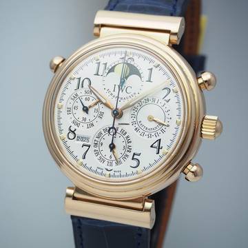  IWC Da Vinci Perpetual Calendar Rattrapante 3754 Rosegold 18k/750 Box/Docs 