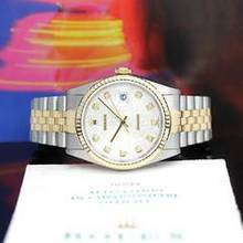  Rolex Datejust 36 Stahl/Gold Ref :16233 Rolex Box & Papiere von 2002 </h1> 