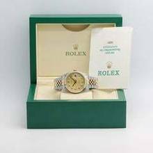  Rolex Datejust 36 Stahl/Gold Ref :16233 Rolex Box & Papiere von 2001 </h1> 