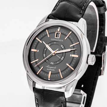  Longines Conquest Heritage 38 Heritage Central Power Reserve – L1.648.4.62.2 – NEW – 07/2025 Full Set 
