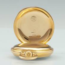 Thumbnail von A. Lange & Söhne Grosse Lange 1 18k Gold Qualität 1A Taschenuhr mit Zertifikat und Etui 1890 Grosses kal. 45 Werk Gewicht 109g.