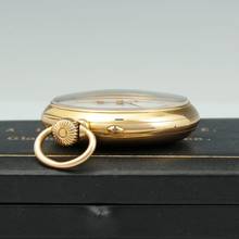 Thumbnail von A. Lange & Söhne Grosse Lange 1 18k Gold Qualität 1A Taschenuhr mit Zertifikat und Etui 1890 Grosses kal. 45 Werk Gewicht 109g.