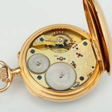 Thumbnail von A. Lange & Söhne Grosse Lange 1 18k Gold Qualität 1A Taschenuhr mit Zertifikat und Etui 1890 Grosses kal. 45 Werk Gewicht 109g.