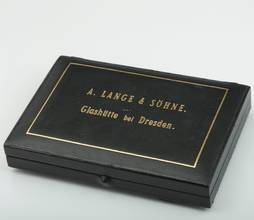 Thumbnail von A. Lange & Söhne Grosse Lange 1 18k Gold Qualität 1A Taschenuhr mit Zertifikat und Etui 1890 Grosses kal. 45 Werk Gewicht 109g.