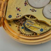 Thumbnail von A. Lange & Söhne Grosse Lange 1 18k Gold Qualität 1A Taschenuhr mit Zertifikat und Etui 1890 Grosses kal. 45 Werk Gewicht 109g.