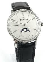  Zenith Elite Lady Automatik Moonphase & Brillanten New Watch / Unworn 