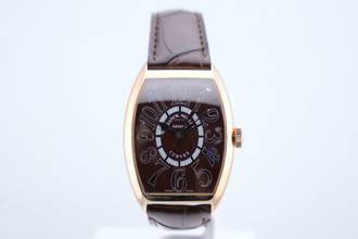  Franck Muller Cintrée Curvex Brown Dial 7851 SC 