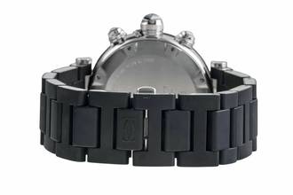 Thumbnail von Cartier Pasha Seatimer Chronograph Datum Stahl Automatik Ref. W31088U2