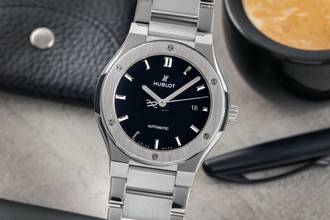 Thumbnail von Hublot Classic Fusion Titanium Automatic Herrenuhr Ref. 548.NX.1170.NX B&P 2019