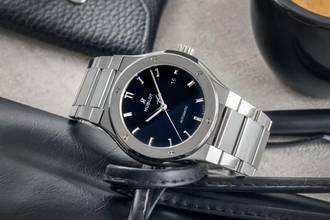 Thumbnail von Hublot Classic Fusion Titanium Automatic Herrenuhr Ref. 548.NX.1170.NX B&P 2019