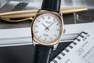 Thumbnail von Rolex Cellini Danaos 18k (0,750) Gold Handaufzug Herrenuhr Ref. 4243