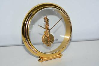 Thumbnail von Jaeger-LeCoultre Table Clock Stabwerk Pendulette 8 Days manual wind 215.019 </h1>