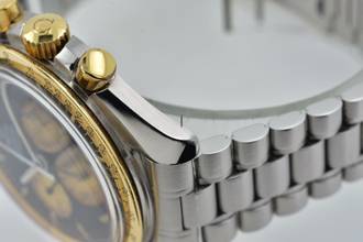 Thumbnail von Omega Speedmaster Professional Moonwatch 145.022 Steel Gold Rare Vintage Limited 500pcs </h1>
