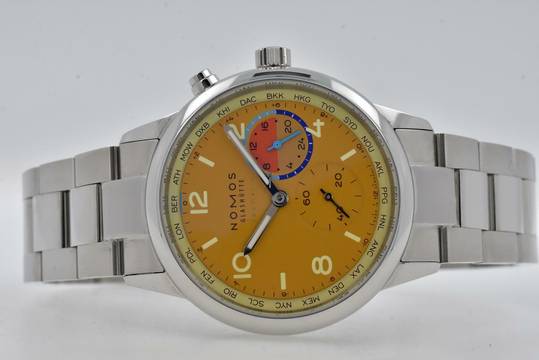  NOMOS Club Neomatik Sport Neomatik 40 Weltzeit Dune 790.S6 Limited 175pcs </h1> 