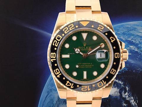  Rolex GMT-Master II 116718ln Green Very Rare End Series - New Stickers Ita 2019 </h1> 