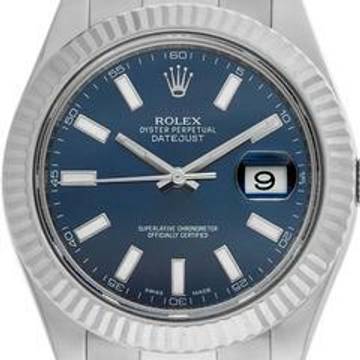  Rolex Datejust II Ref.116334 2011 LC 100 Full Set wie Neu Vintage  