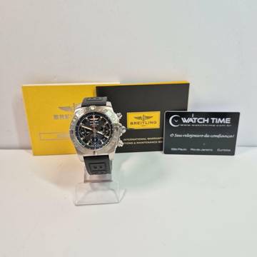  Breitling Chronomat 44 B01 44mm Steel Black Dial Automático Completo 