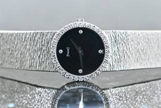 Thumbnail von Piaget Dancer Vintage rare Dress Watch | 9706 A 6 | Onyx Dial | Certificate