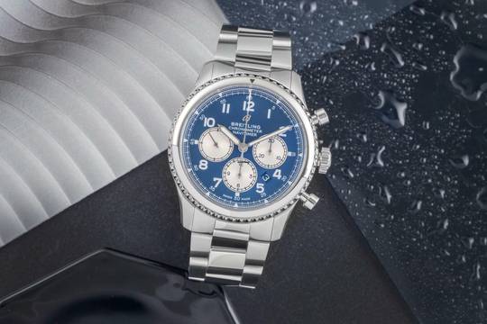  Breitling Navitimer 8 Chronograph Stahl Automatik Herrenuhr AB011713 B&P 2019  