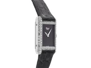 Thumbnail von Chopard Classic Tank Ref.5054 1980 original Box sehr gut Vintage </h1>
