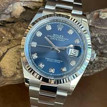 Thumbnail von Rolex Datejust 36 Blaues Diamantblatt - Ref. 126234 - ungetragenes Full Set 2025