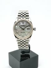 Thumbnail von Rolex Datejust 36 Original Perlmutt Diamond dial Full Set Austria