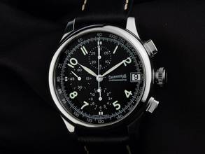  Eberhard & Co. Traversetolo Chronograph Ref.31051 2021 Full Set wie Neu Vintage  