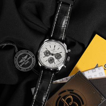  Breitling Transocean Chronograph Open Caseback 