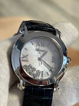  Chopard Happy Sport 8475 Happy Sport ZB Permutt Full Set B & Papiere Neuer Service sofort verfügbar Deutsche Uhr Neuzustand ! original Band und Schließe ! 