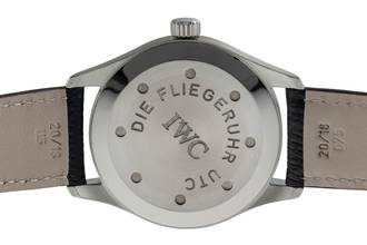 Thumbnail von IWC Fliegeruhr Spitfire UTC Pilot UTC TZC Edelstahl Automatik Black Dial Herrenuhr Ref. IW325102