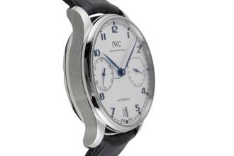 Thumbnail von IWC Portugieser Automatik 7 Days Edelstahl Automatik Herrenuhr Ref. IW500705 Papiere
