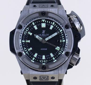 Hublot King Power Oceanographic 4000 Monaco Limited Edition Diver 48mm B+P  