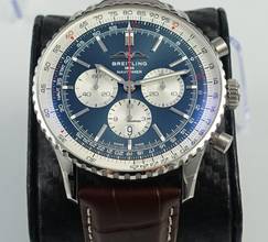 Thumbnail von Breitling Navitimer 1 B01 Chronograph 46 Blue Full Set / New Watch