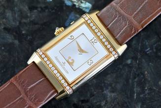 Thumbnail von Jaeger-LeCoultre Reverso Duetto Duo Diamond | 269.1.54 / Q2691420 | Full Set | Yellowgold
